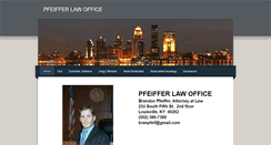 Desktop Screenshot of louisvillekycriminaldefenseattorney.com